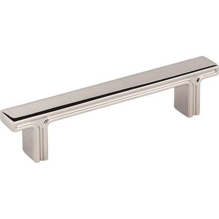 Jeffrey Alexander 96 mm Center-to-Center Polished Nickel Square Anwick Cabinet Pull 867-96NI